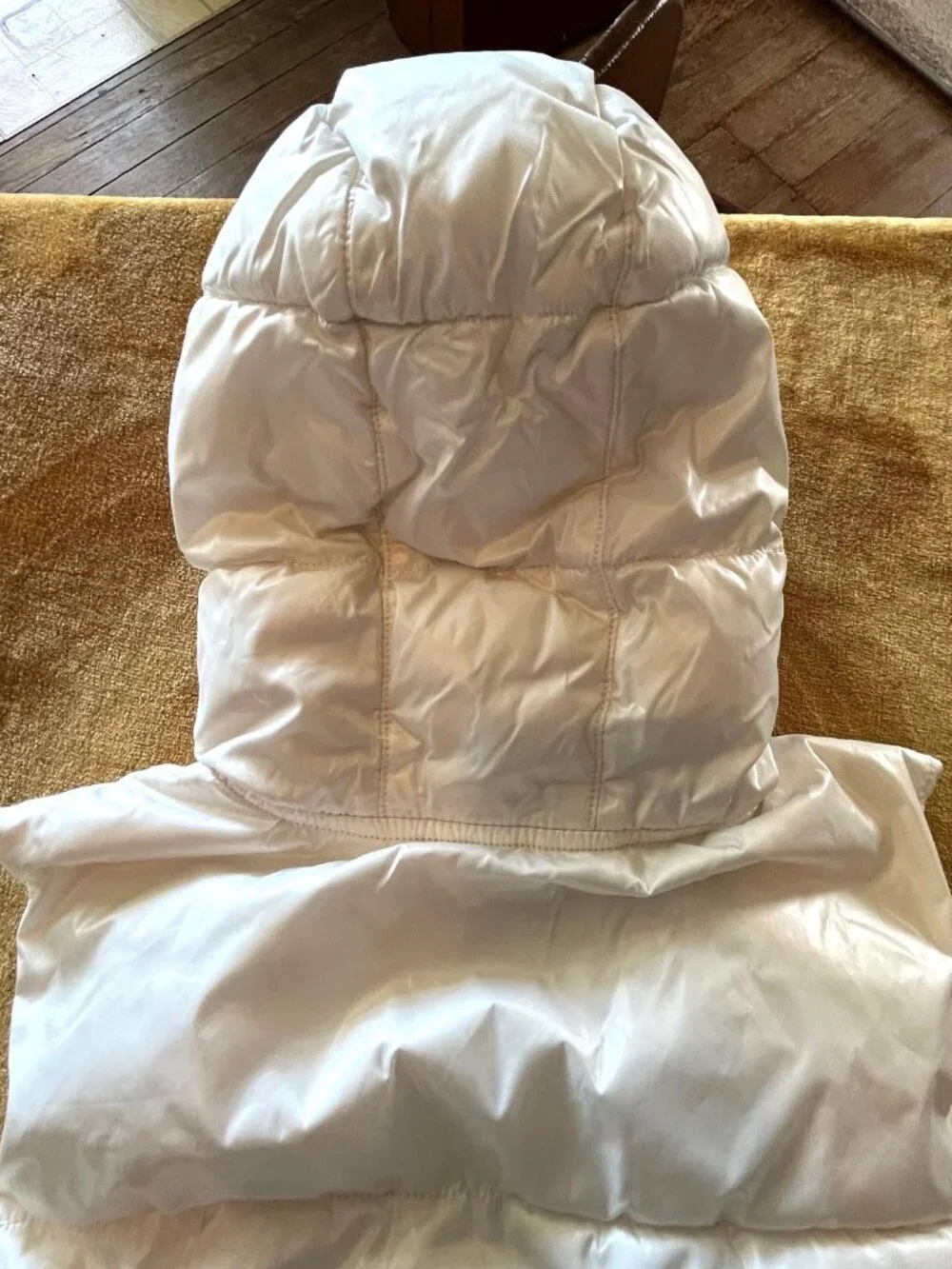 Gymboree white puffer